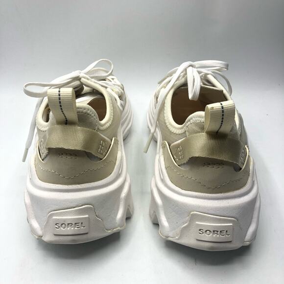 Sorel Women's Kinetic Breakthru Tech Lace Sneaker White Size US 7.5 - Picture 3 of 10